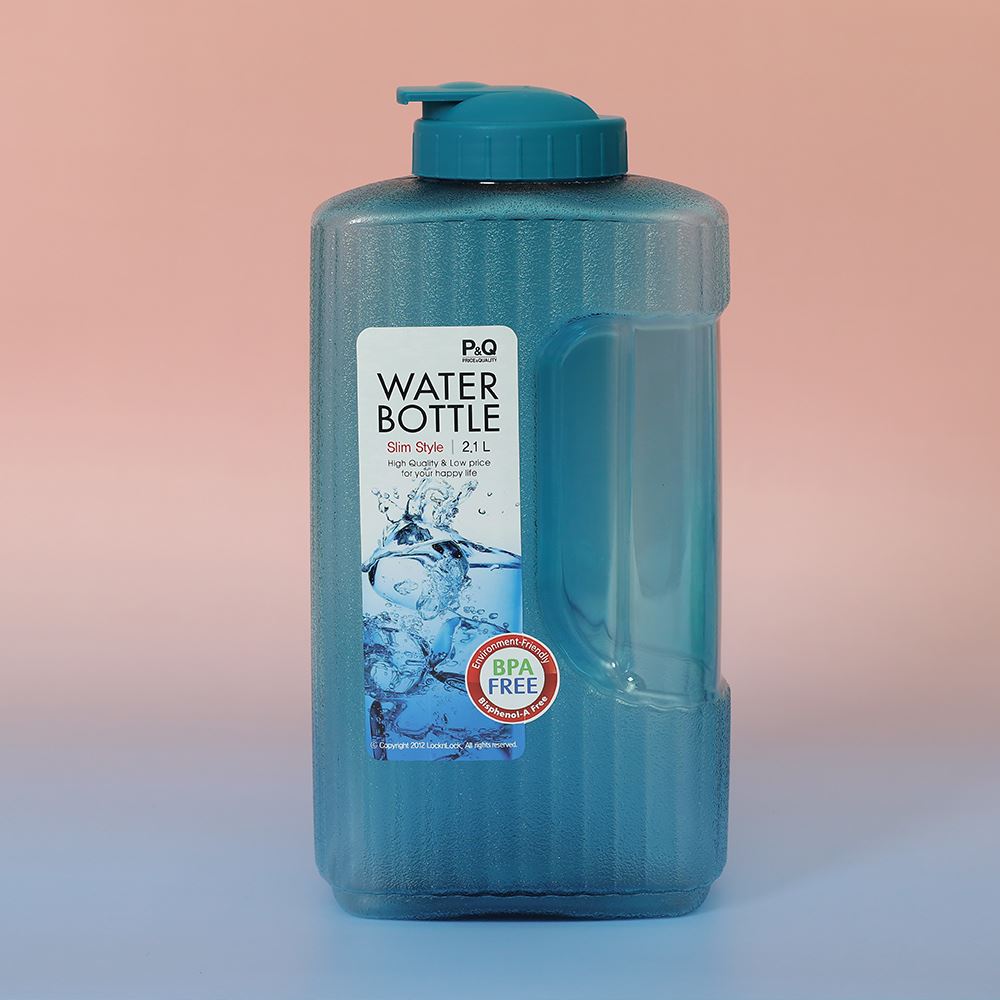 Bình đựng nước nhựa 2100 ml Lock&Lock HAP736 - Xanh Dương Màu Xanh