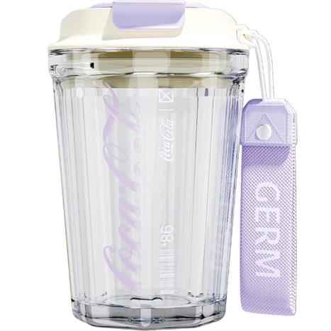 Bình đựng nước nhựa 390 ml GERM GE-CK23SS-S23 Màu Tím nhạt