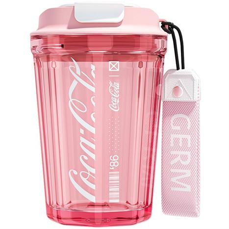 Bình đựng nước nhựa 390 ml GERM GE-CK23SS-S23 Màu Hồng