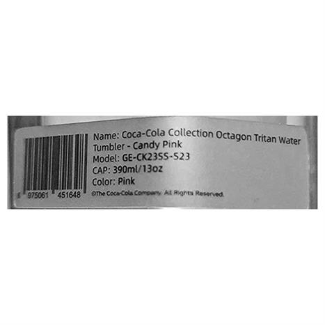 Bình đựng nước nhựa 390 ml GERM GE-CK23SS-S23 Màu Hồng