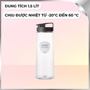 Bình đựng nước nhựa PET 1500 ml Lock&Lock HAP814GRY