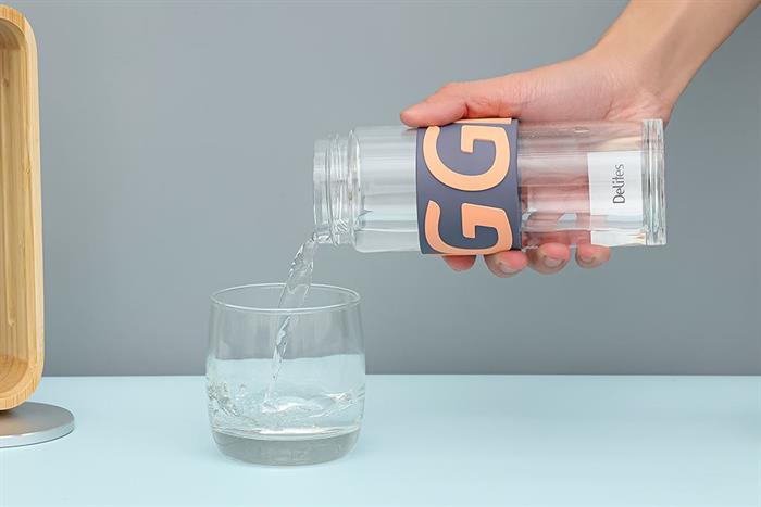 Bình đựng nước thủy tinh 460 ml Delites BL-2381 Màu Xám xanh