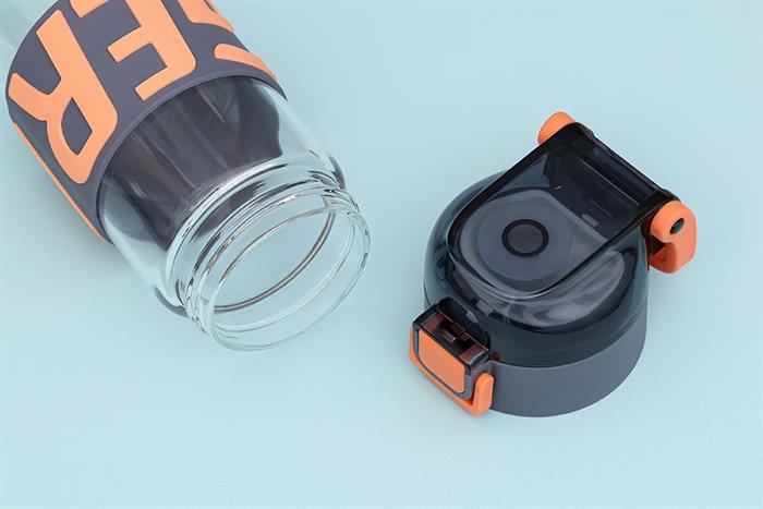 Bình đựng nước thủy tinh 460 ml Delites BL-2381 Màu Xám xanh