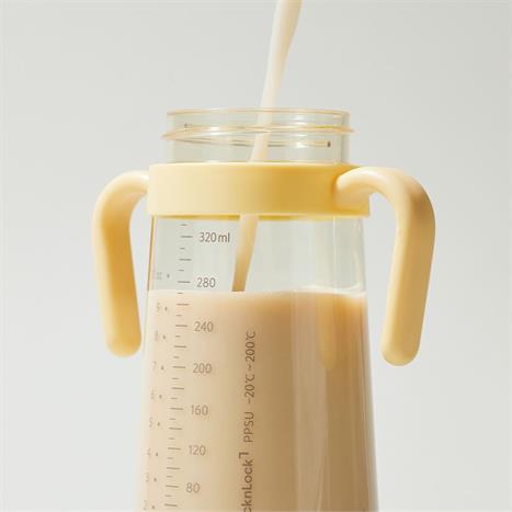 Bình đựng nước nhựa trẻ em 400 ml LocknLock HAP916YEL Màu Trắng