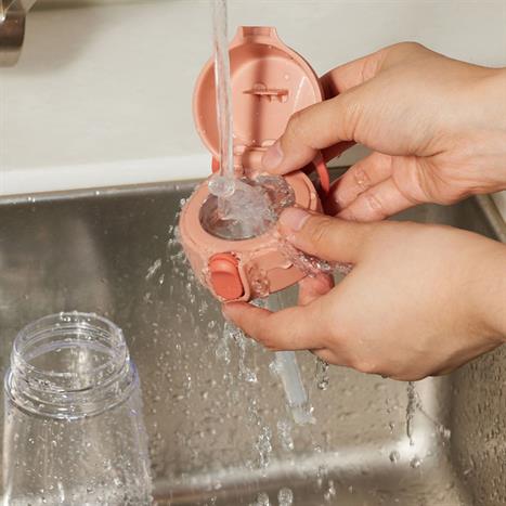 Bình nước nhựa trẻ em 410 ml LocknLock HAP918PIK Màu Hồng