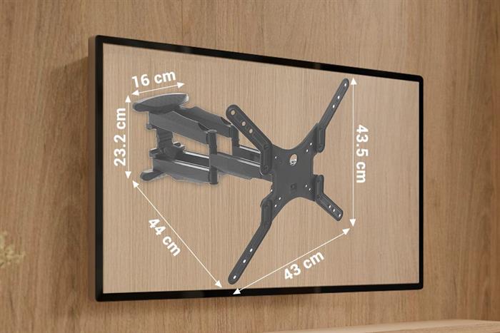 Khung treo Tivi 32-70 inch Đa năng Văn Thành X5 Màu Đen