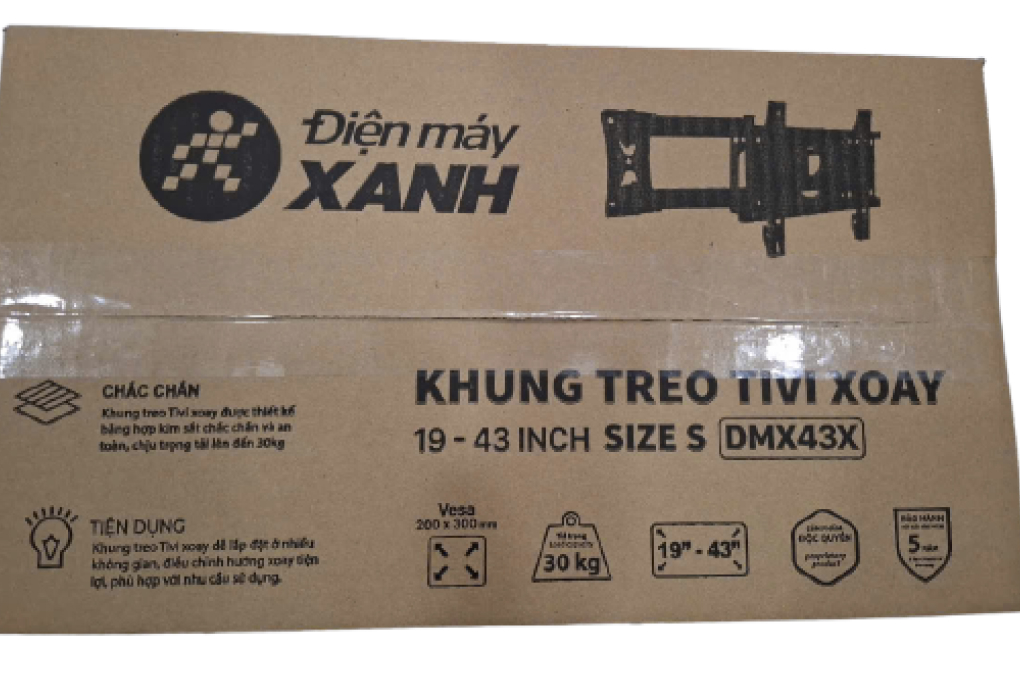 Khung treo Tivi 19-43 inch Xoay Điện máy XANH DMX43X - 8