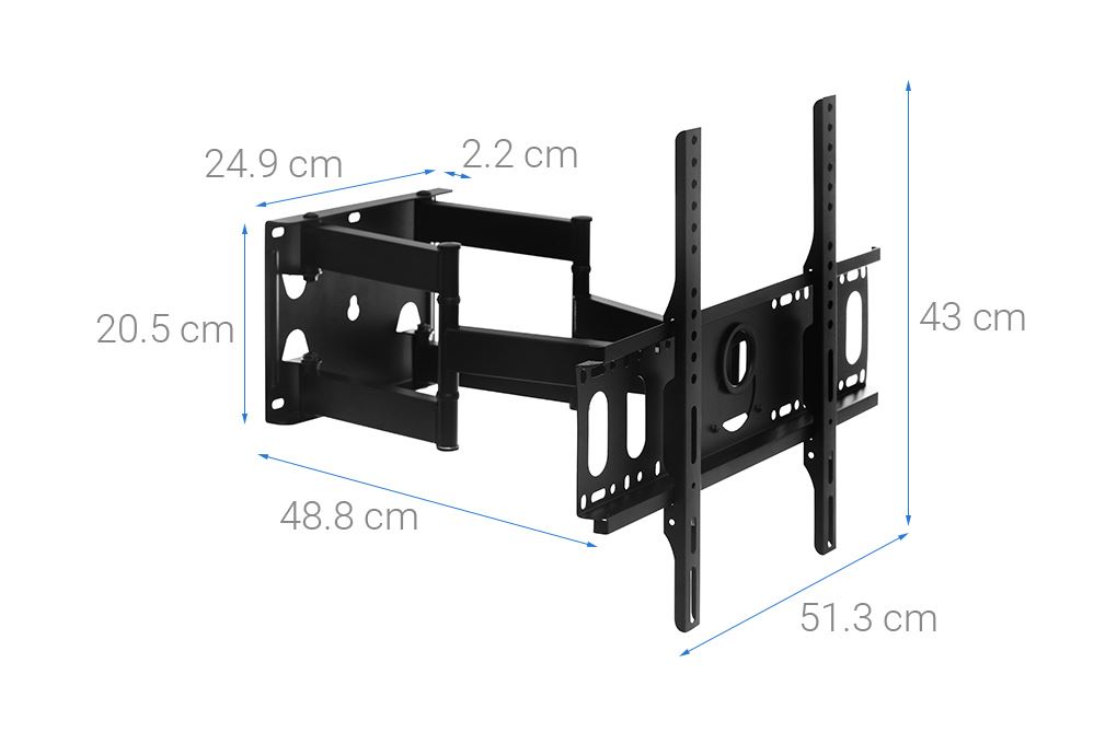 Khung treo Tivi 44-65 inch Xoay Điện máy XANH DMX65X Màu Đen
