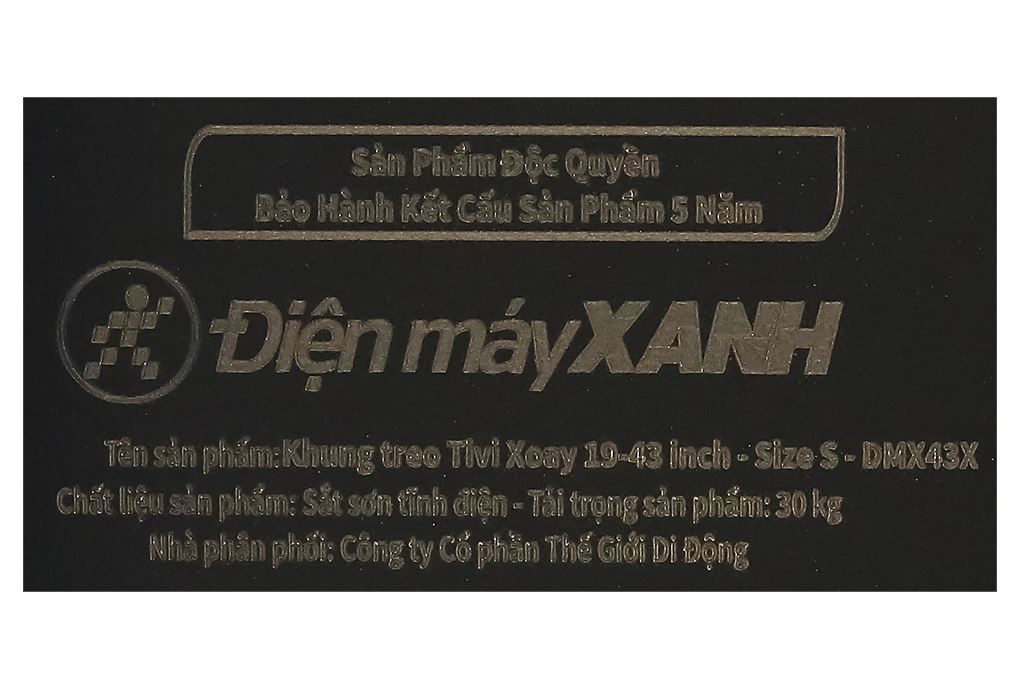 Khung treo Tivi 44-65 inch Xoay Điện máy XANH DMX65X Màu Đen