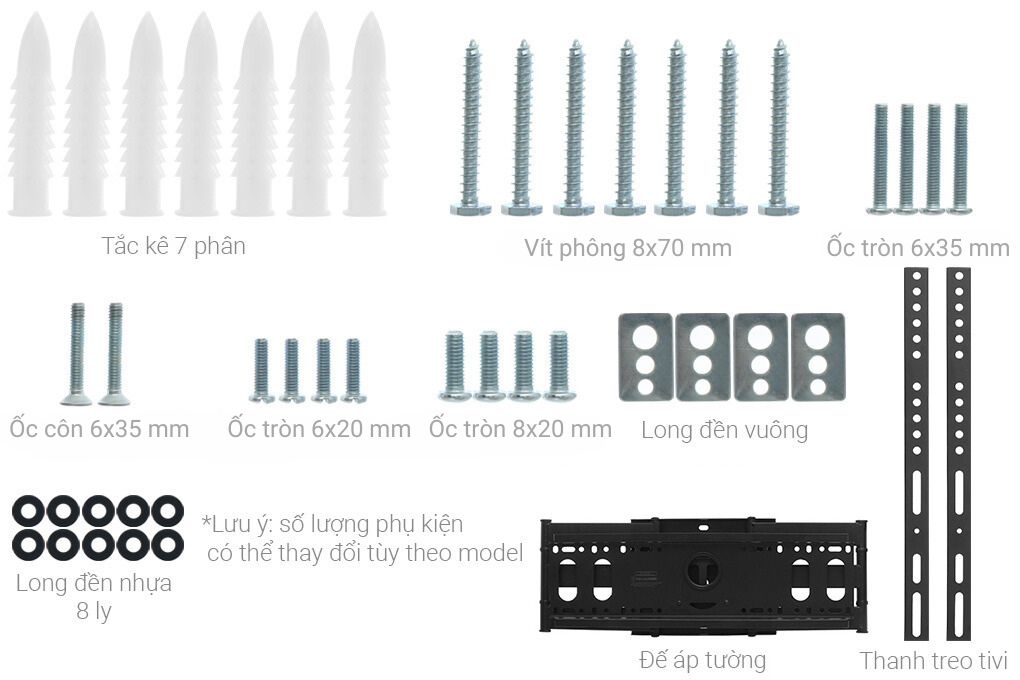 Khung treo Tivi 44-65 inch Xoay Điện máy XANH DMX65X - 7