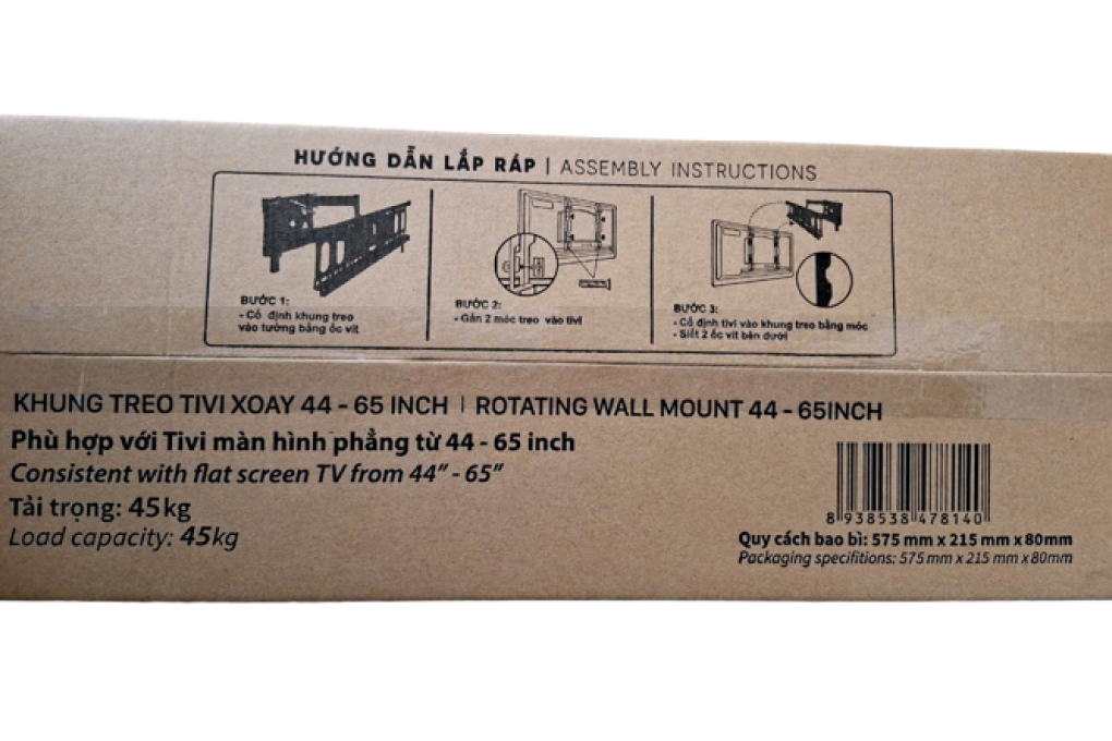 Khung treo Tivi 44-65 inch Xoay Điện máy XANH DMX65X - 9