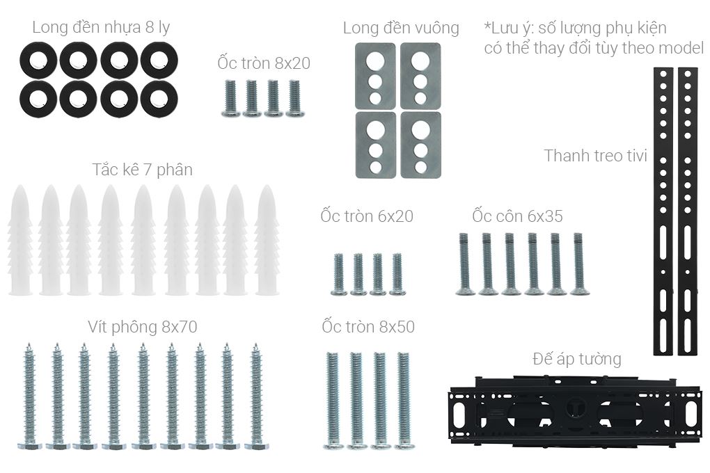Khung treo Tivi 66-85 inch Xoay Điện máy XANH DMX85X Màu Đen