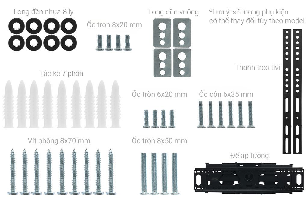 Khung treo Tivi 66-85 inch Xoay Điện máy XANH DMX85X - 7