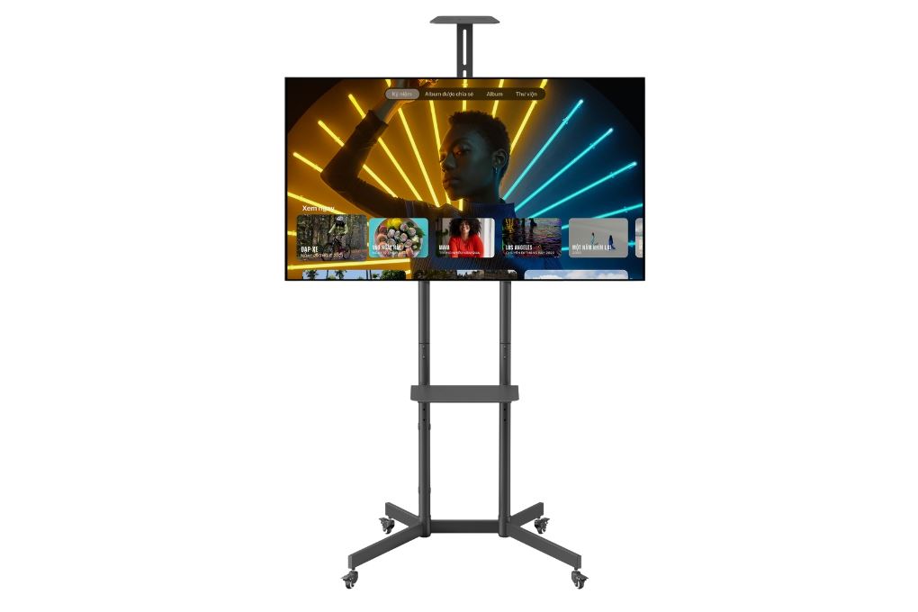 Khung treo Tivi 37-70 inch HyperWork di động Core Stand TVC01 Màu Đen