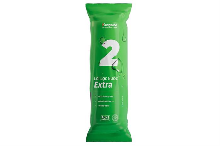 Lõi lọc thô Kangaroo số 2 than hoạt tính Màu Trắng