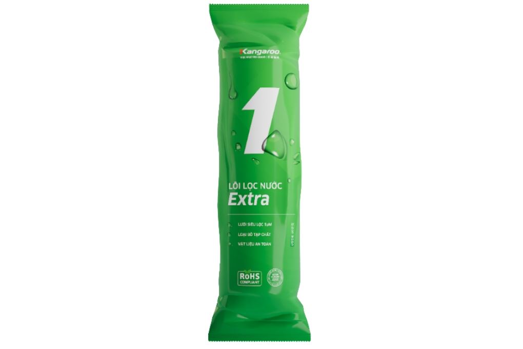 Lõi lọc thô Kangaroo số 1 PP 5 micron Màu Trắng