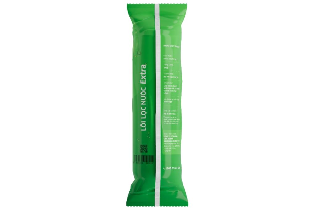Lõi lọc thô Kangaroo số 1 PP 5 micron Màu Trắng