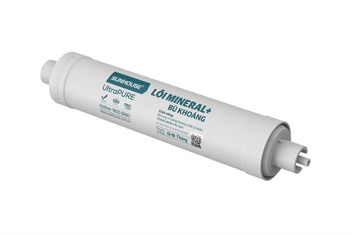 Lõi lọc chức năng Sunhouse số 6 đá khoáng Mineral+ Màu Trắng