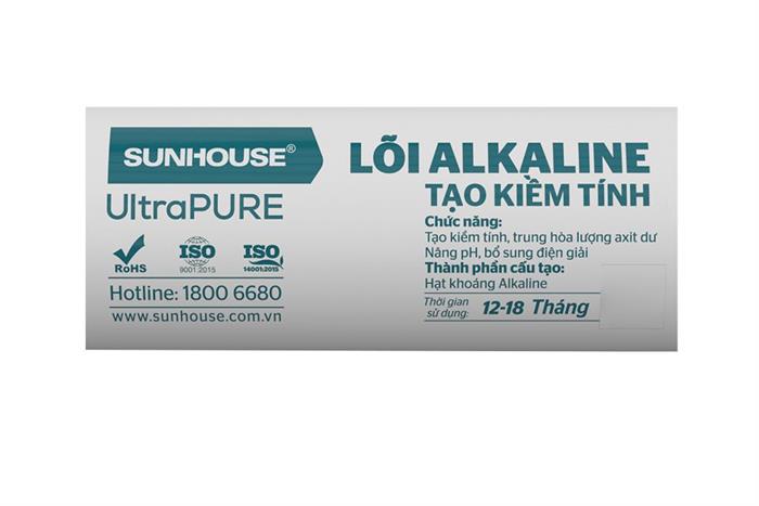 Lõi lọc chức năng Sunhouse số 7 tạo kiềm tính Alkaline Màu Trắng