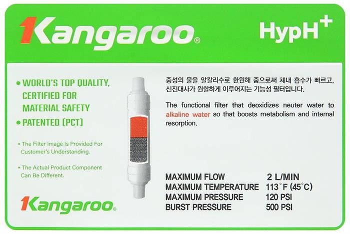 Lõi chức năng Kangaroo HypH+ Màu Trắng