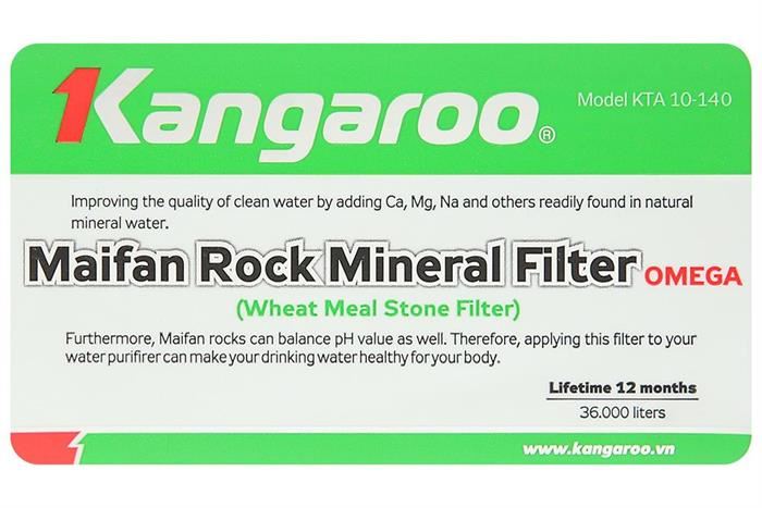 Lõi chức năng Kangaroo Maifan Rock Mineral Màu Xanh lá