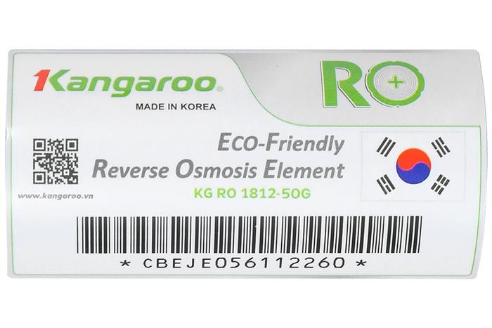 Lõi RO Kangaroo màng 50GDP Màu Xanh Dương