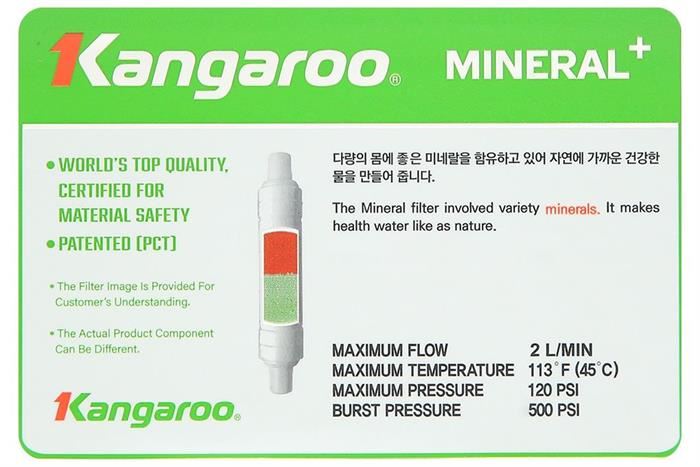 Lõi chức năng Kangaroo Mineral+ Màu Trắng