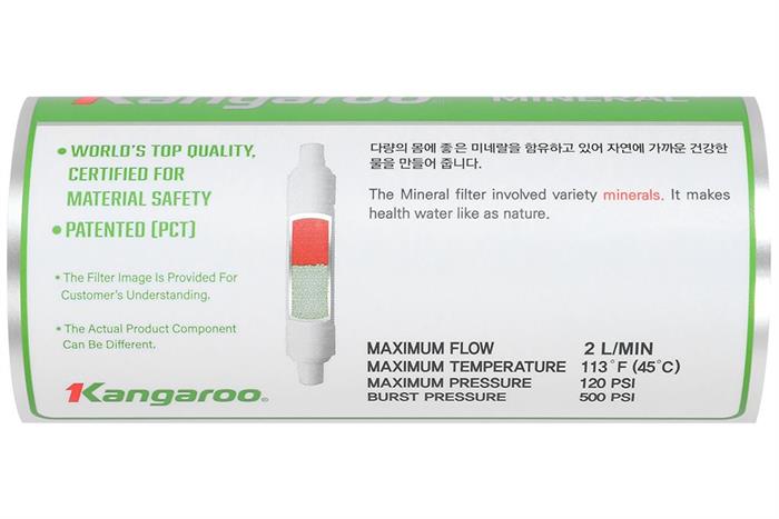 Lõi chức năng Kangaroo Mineral+ Màu Trắng