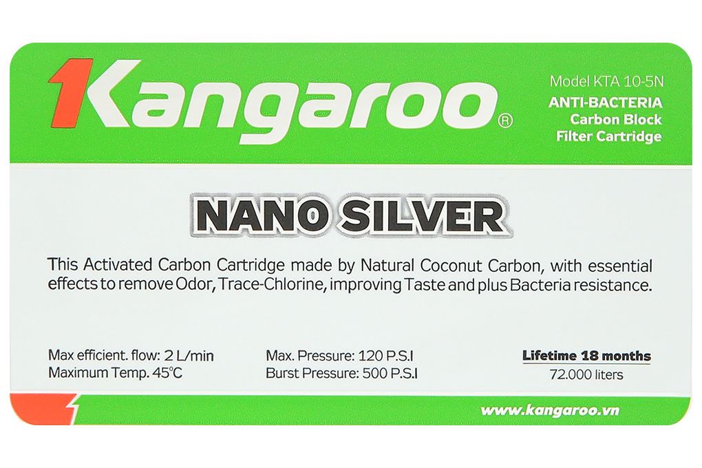 Lõi chức năng Kangaroo Nano Silver Màu Xanh Dương