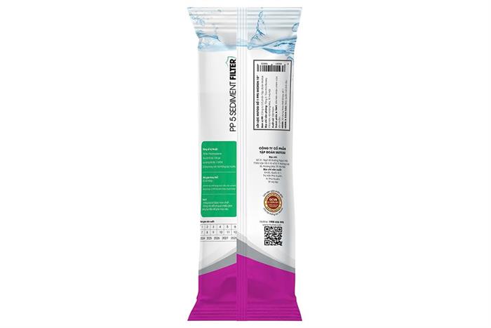 Lõi lọc thô Mutosi số 1 PP 5 micron Màu Trắng - Xanh