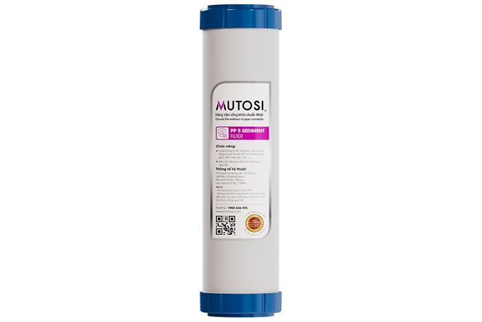Lõi lọc thô Mutosi số 1 PP 5 micron Màu Trắng - Xanh