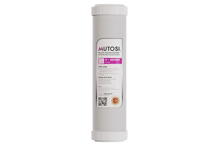 Lõi lọc thô Mutosi số 3 PP 1 micron 10 inch Màu Trắng