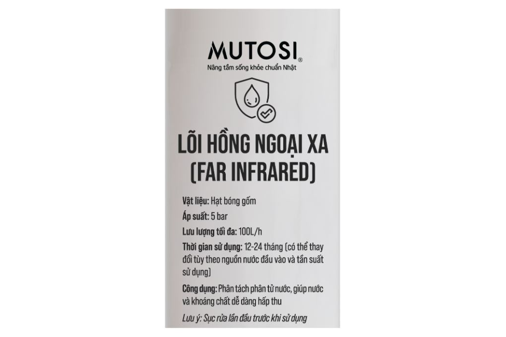 Lõi lọc chức năng Mutosi số 7 hồng ngoại xa Màu Trắng