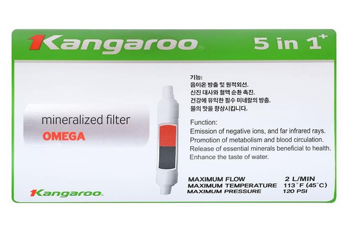 Lõi lọc chức năng Kangaroo số 5 T33 to (5 IN 1) KG100HU Màu Trắng