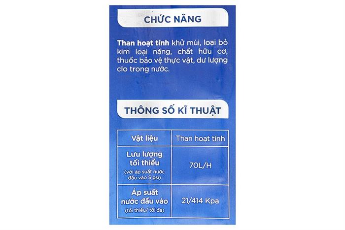 Lõi lọc thô Hòa Phát số 2 than hoạt tính Màu Trắng