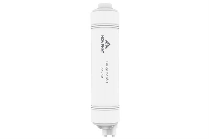 Lõi lọc thô đúc liền Hòa Phát số 1 PP 5 micron Màu Trắng
