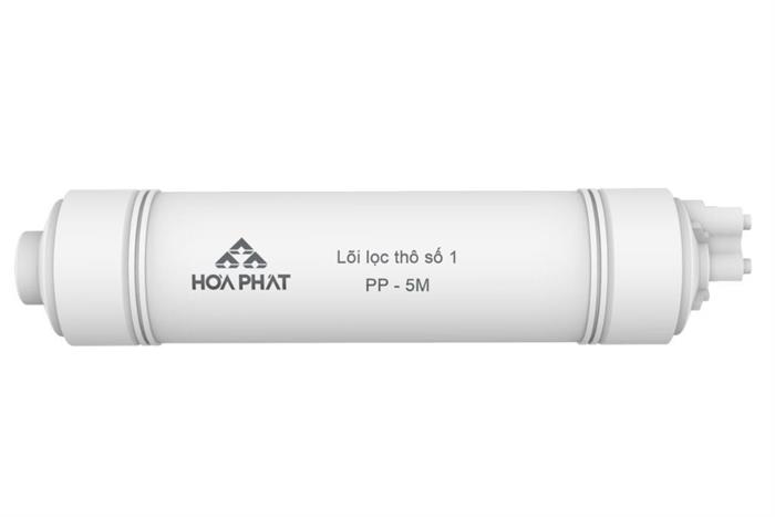 Lõi lọc thô đúc liền Hòa Phát số 1 PP 5 micron Màu Trắng