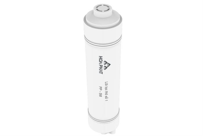 Lõi lọc thô đúc liền Hòa Phát số 1 PP 5 micron Màu Trắng