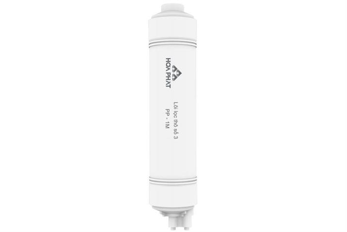 Lõi lọc thô đúc liền Hòa Phát số 3 PP 1 micron Màu Trắng