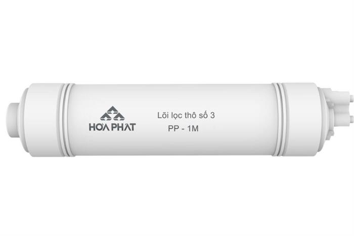Lõi lọc thô đúc liền Hòa Phát số 3 PP 1 micron Màu Trắng