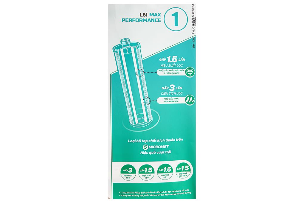Lõi lọc thô Livotec số 1 Max Performance 1 Màu Trắng