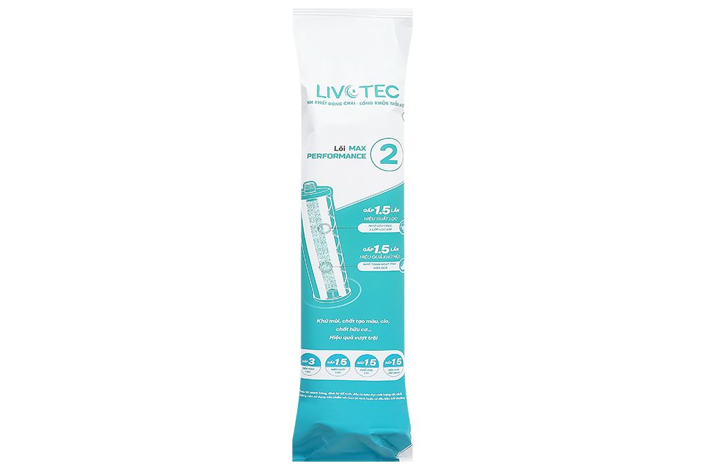 Lõi lọc thô Livotec số 2 Max Performance 2 Màu Trắng
