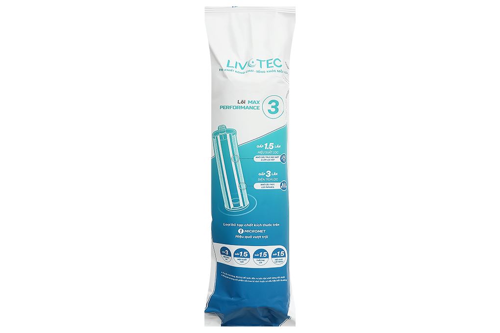 Lõi lọc thô Livotec số 3 Max Performance 3 Màu Trắng