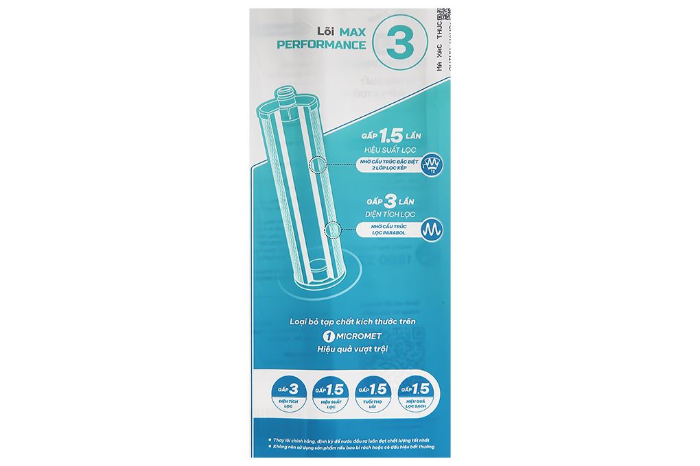Lõi lọc thô Livotec số 3 Max Performance 3 Màu Trắng