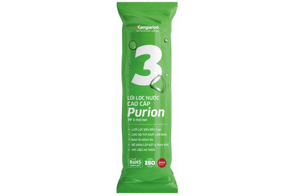 Lõi lọc thô Kangaroo số 3 Purion-PP 1 micron