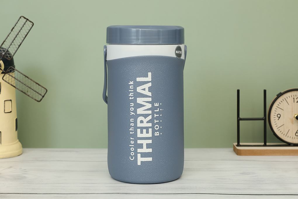 Bình giữ nhiệt nhựa 1500 ml Duy Tân Thermal Màu Xám
