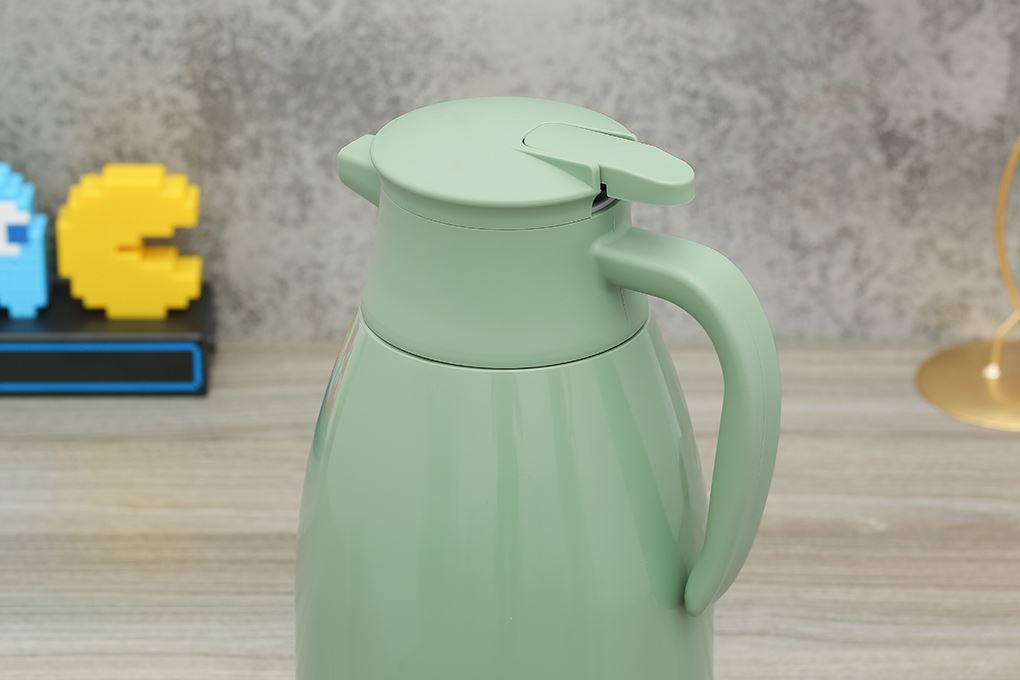 Bình thủy giữ nhiệt thủy tinh 1300 ml Delites TH9134 Màu Xanh lá