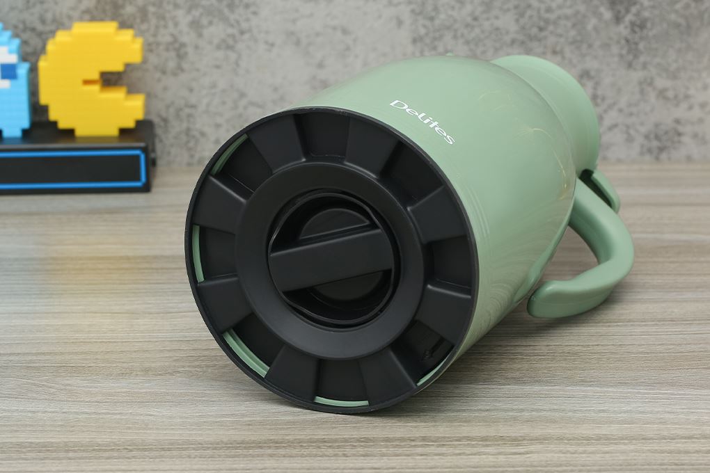 Bình thủy giữ nhiệt thủy tinh 1300 ml Delites TH9134 Màu Xanh lá