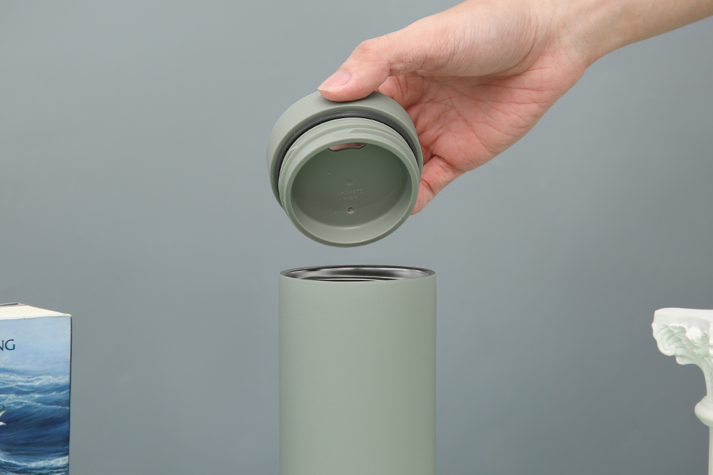 Bình giữ nhiệt inox 475 ml Lock&Lock Metro Two Way Tumbler LHC4274MIT Màu Xanh Bạc Hà
