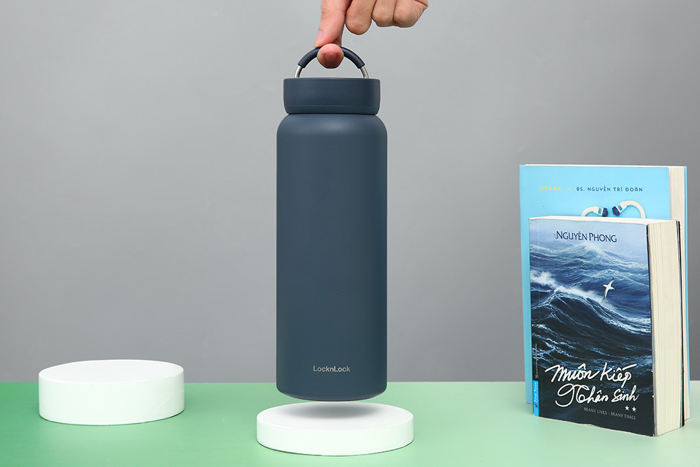 Bình giữ nhiệt inox 900 ml Lock&Lock Jumbo Tumbler LHC4300NVY Màu Xanh Navy